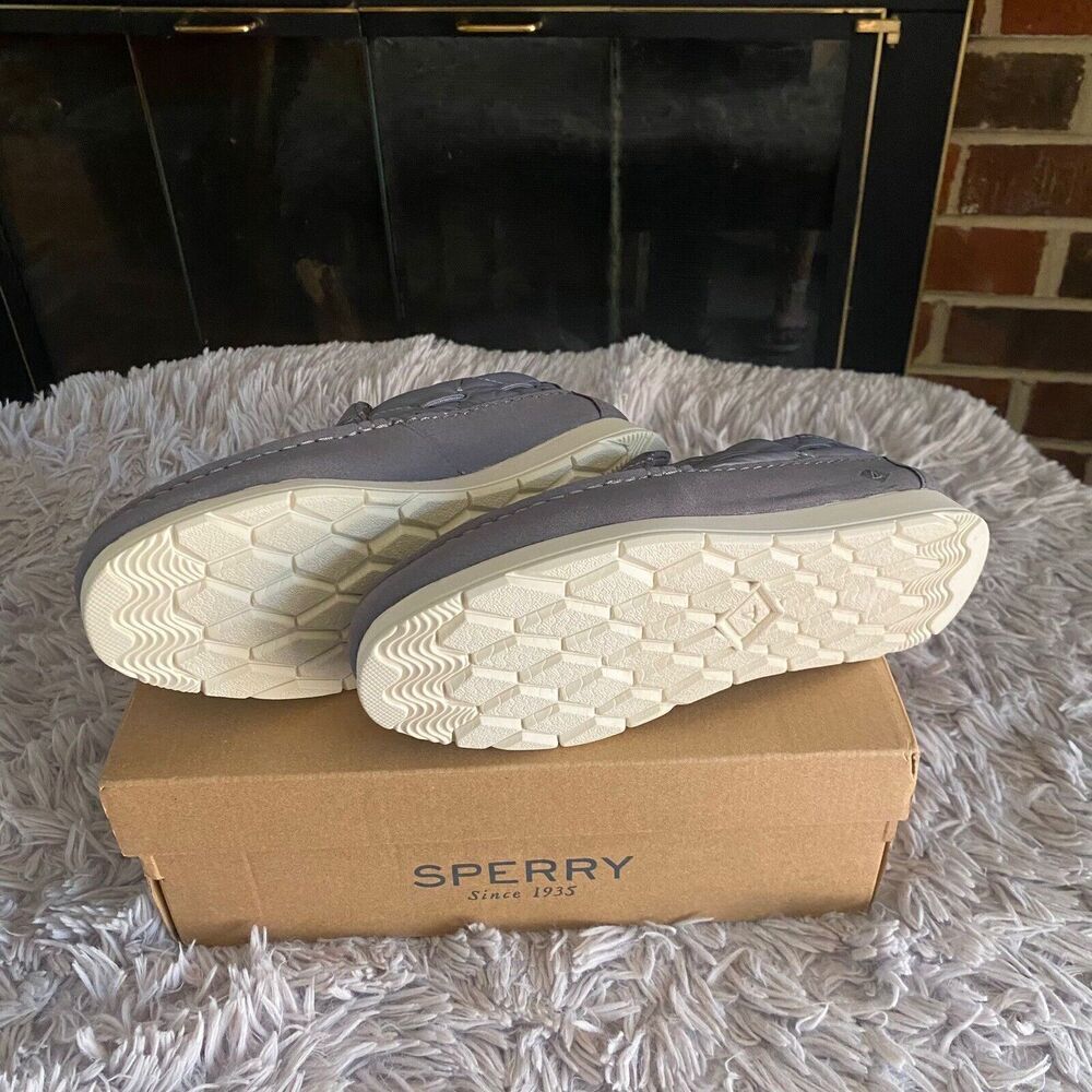 Sperry Women’s Slip On Shoes Lightweig Gray Size 7.5 M Comfort Soft Sneakers NEW - Picture 4 of 16